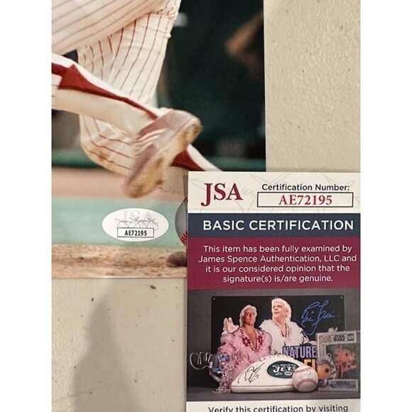 Larry Bowa signed 1980 WSC autograph Philadelphia Phillies 8x10 photo JSA - Picture 3 of 3